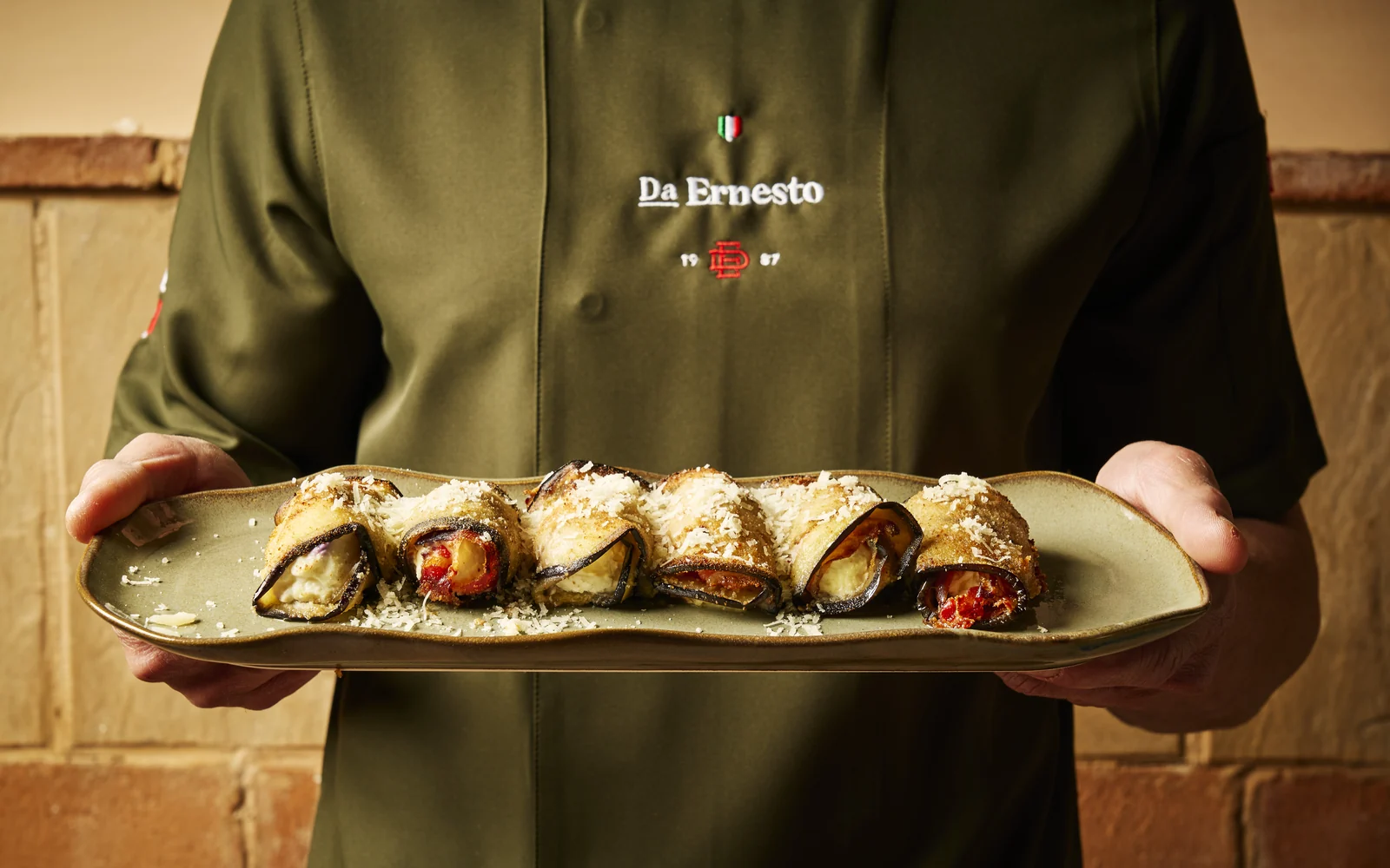 Rollitos de berenjena